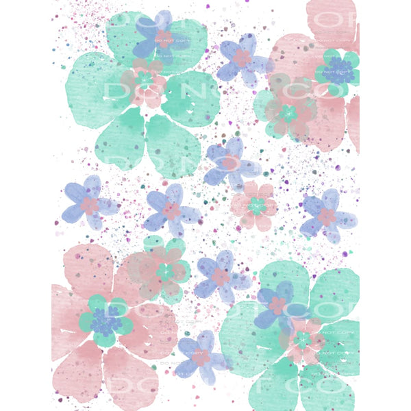 floral #4901 Sublimation transfers - Heat Transfer