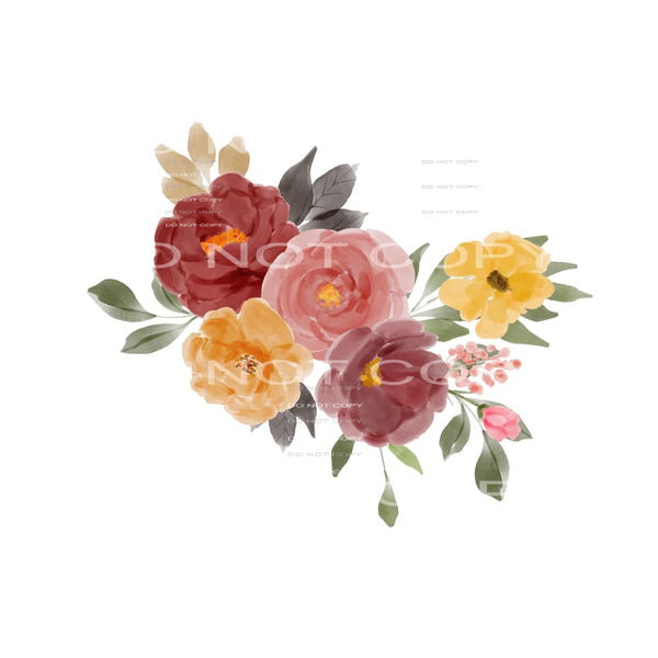 floral bundle #6062 Sublimation transfers - Heat Transfer