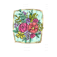 floral bundle #6182 Sublimation transfers - Heat Transfer