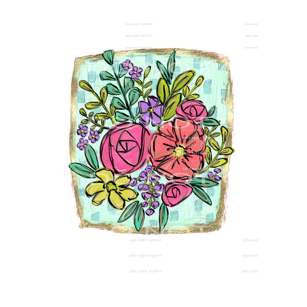 floral bundle #6182 Sublimation transfers - Heat Transfer