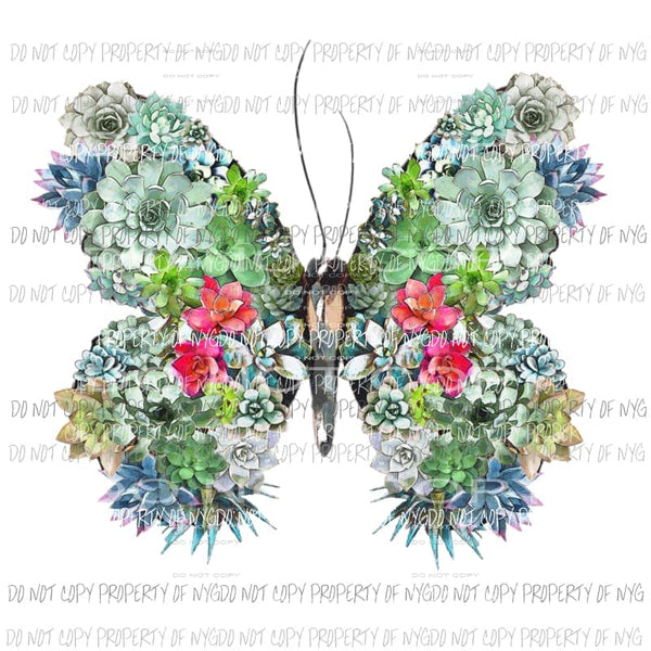 Floral Butterfly Sublimation transfers Heat Transfer