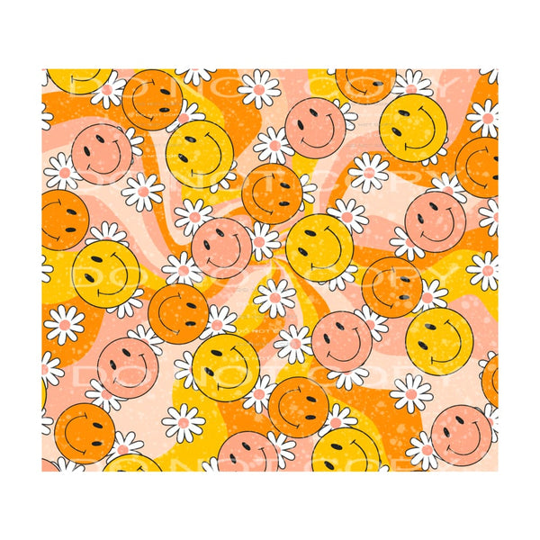 floral smile #6492 Sublimation transfers - Heat Transfer