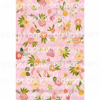Flower Background #22 Sublimation transfers 13 x 9 inches Heat Transfer