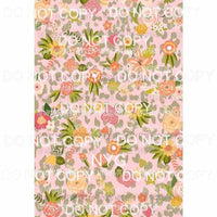 Flower Background #25 Sublimation transfers 13 x 9 inches Heat Transfer