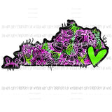 Flower States # 1 All states in drop down menu sublimation transfer state Heat Transfer