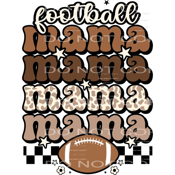 football mama #8575 Sublimation transfers - Heat Transfer
