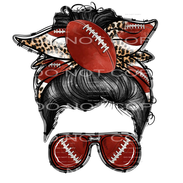 Football Mom #4385 Sublimation transfers - Heat Transfer