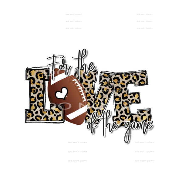 for the love of the game #8583 Sublimation transfers - Heat 