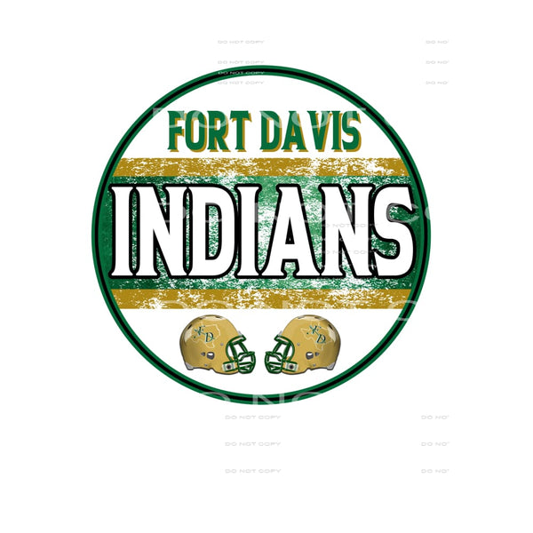 Fort Davis Indians # 88229 Sublimation transfers - Heat 