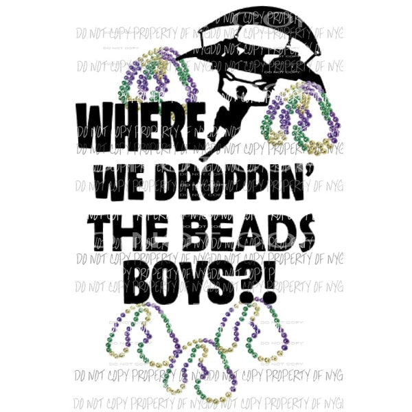 Fortnite mardi Gras Sublimation transfers Heat Transfer