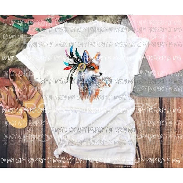 Fox Boho sublimation transfer Heat Transfer