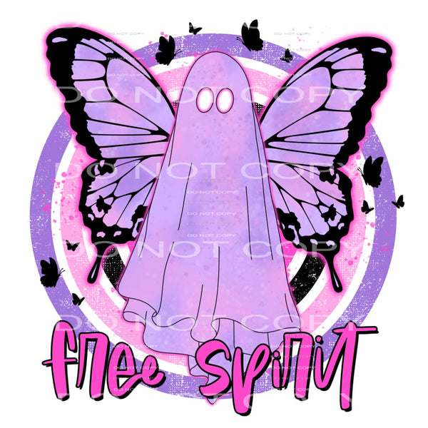 free spirit ghost #7186 Sublimation transfers - Heat 