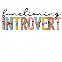 Functioning Introvert Half Leopard Neutral Colors #1388 