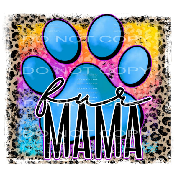 fur mama #6350 Sublimation transfers - Heat Transfer