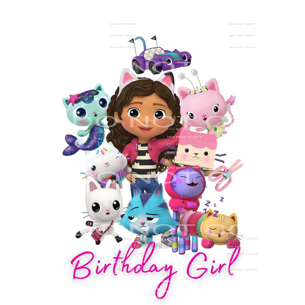 Gabby Birthday Girl #4378 Sublimation transfers - Heat