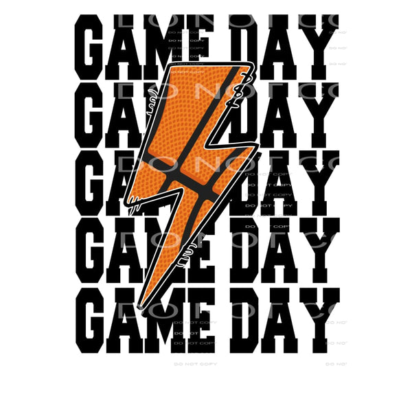 Game Day Basketball # 2096 Sublimation transfers - Heat 
