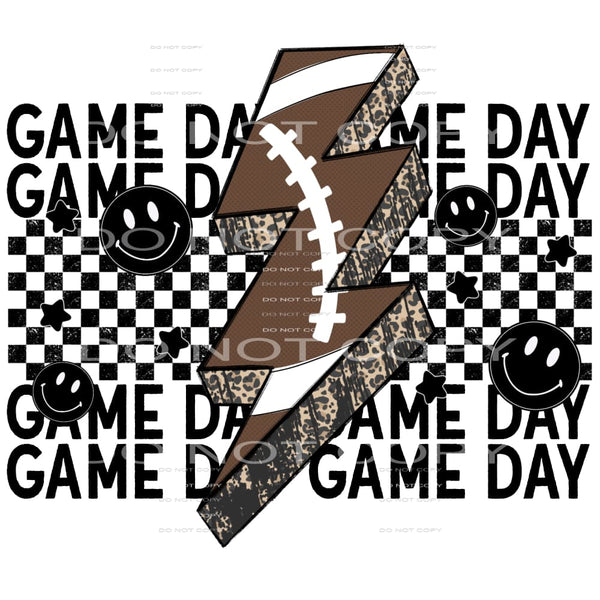 game day football #8320 Sublimation transfers - Heat 