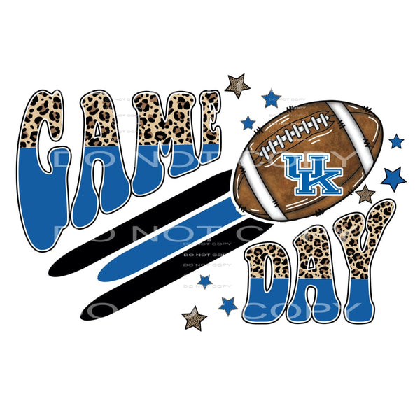 Game Day Kentucky # 6644 Sublimation transfers - Heat 