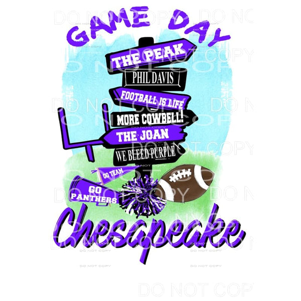 Game Day Panthers Football Chesapeake High School OH 