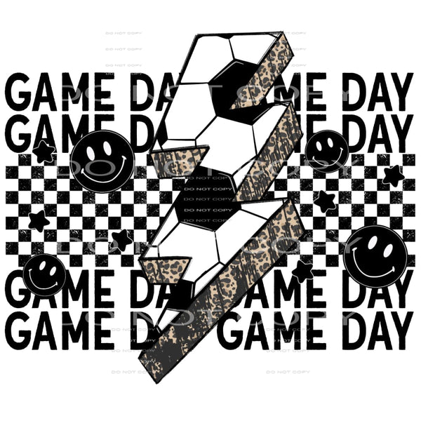 game day soccer #8321 Sublimation transfers - Heat Transfer