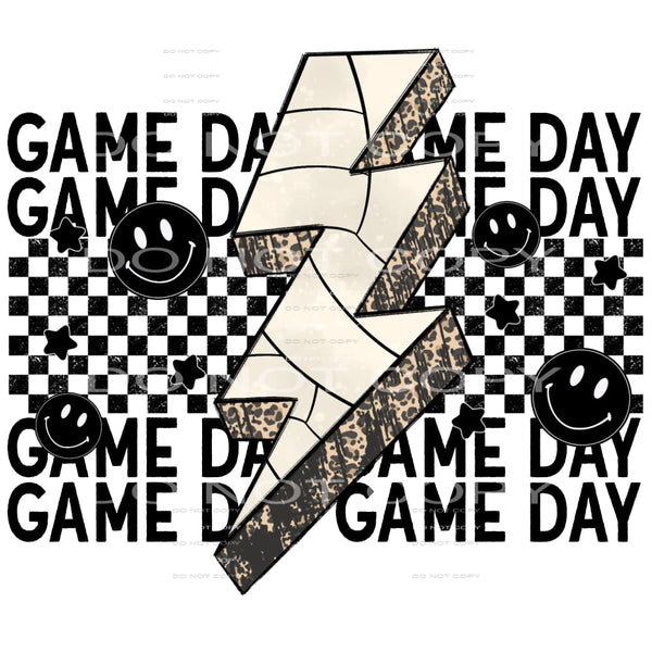 game day volleyball #8323 Sublimation transfers - Heat 