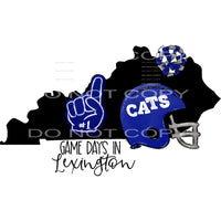 game days in Lexington #7235 Sublimation transfers - Heat 