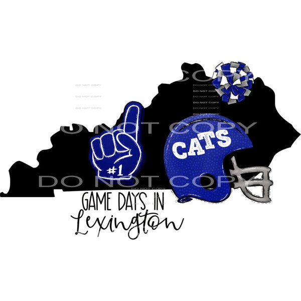 game days in Lexington #7235 Sublimation transfers - Heat 