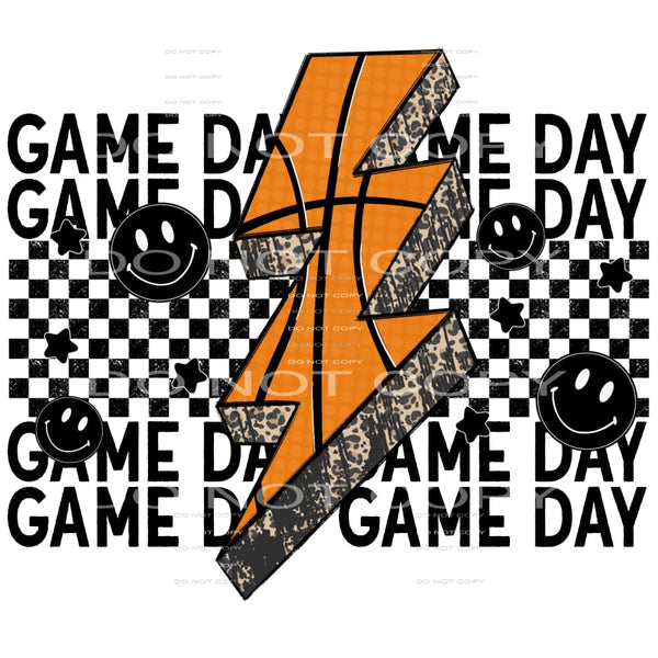 gameday basketball #8319 Sublimation transfers - Heat 