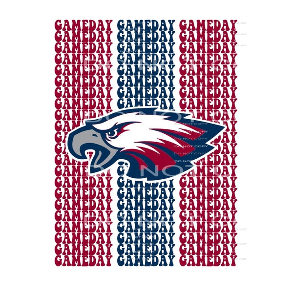 gameday eagles # 2275 Sublimation transfers - Heat Transfer