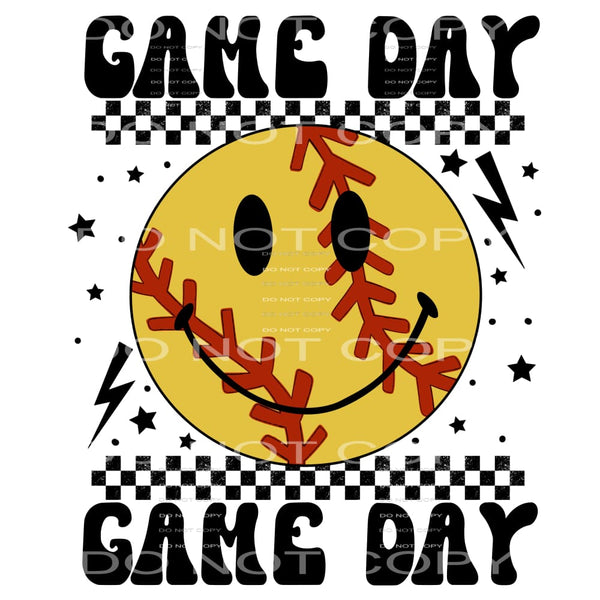 gameday softball #7738 Sublimation transfers - Heat Transfer