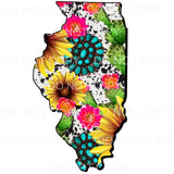 Gem Sunflower flowers STATES All states in drop down menu 