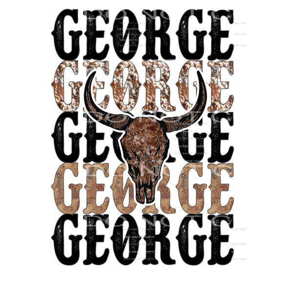 GEORGE # 7792 Sublimation transfers - Heat Transfer