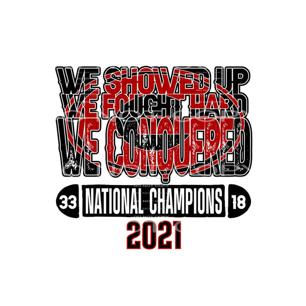 georgia bulldogs # 7115 Georgia national champs Sublimation 