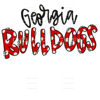 Georgia bulldogs #7657 Sublimation transfers - Heat Transfer