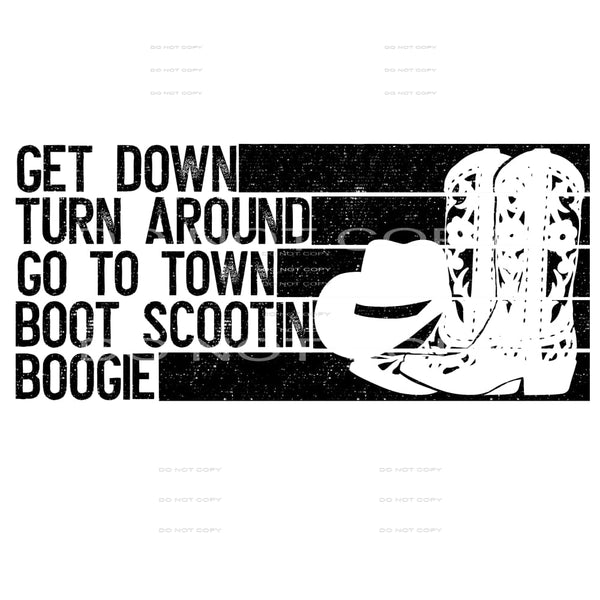 get down turn around #7241 Sublimation transfers - Heat 