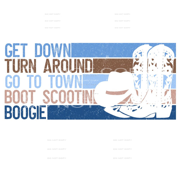 get down turn around #7242 Sublimation transfers - Heat 