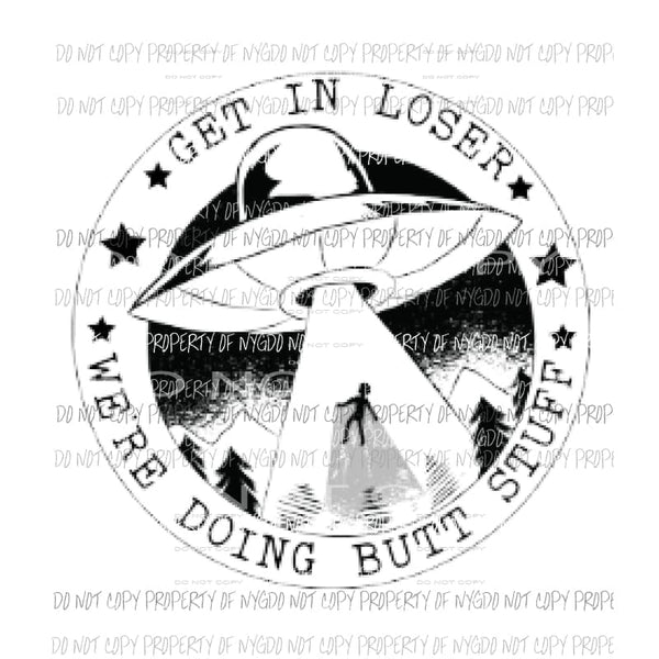 Get in loser B&W Sublimation transfers Heat Transfer