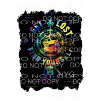 Get Lost Find Yourself Jeep Sublimation transfers - Heat 