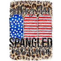 Getting Star Spangled and Hammered Leopard 4th of July USA 