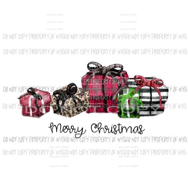 Gifts Merry Christmas Sublimation transfers Heat Transfer