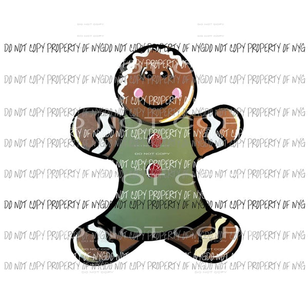 Gingerbread Girl Sublimation transfers Heat Transfer