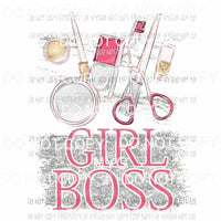 Girl Boss makeup Sublimation transfers Heat Transfer