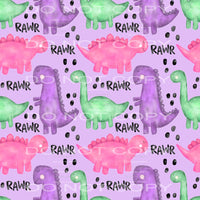 girl dino #4411 Sublimation transfers - Heat Transfer