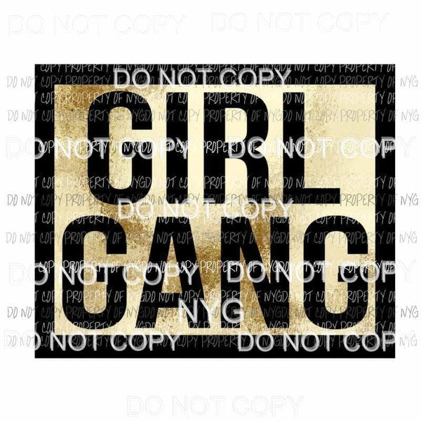 Girl Gang #1 Sublimation transfers Heat Transfer