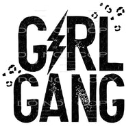 girl gang #7743 Sublimation transfers - Heat Transfer