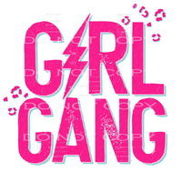 girl gang #7744 Sublimation transfers - Heat Transfer