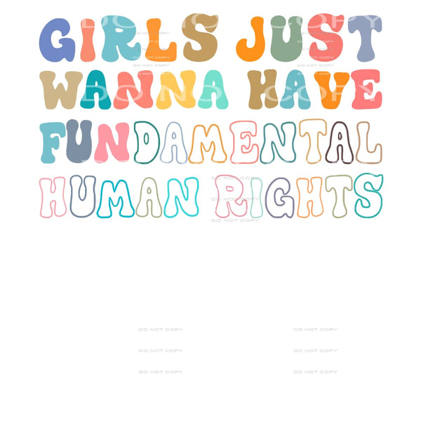 Girls Just Wanna Have Fundamental Human Rights #4129