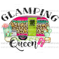 Glamping Queen Sublimation transfers Heat Transfer