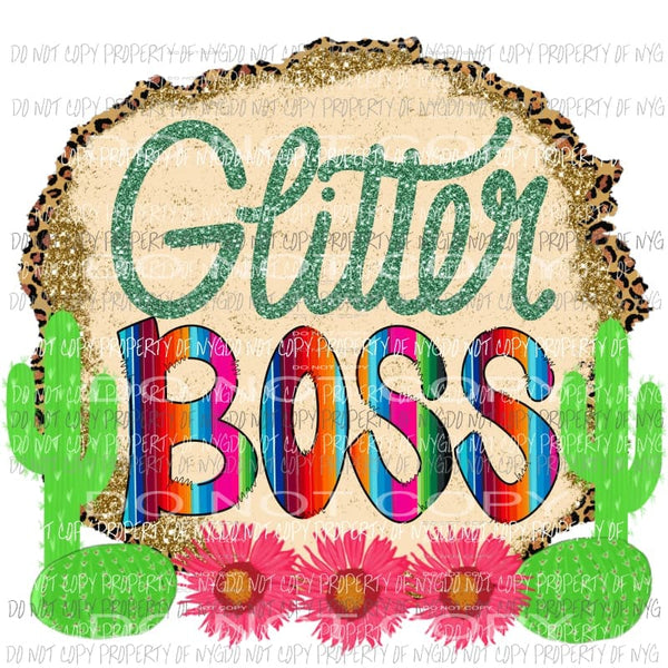 Glitter boss Sublimation transfers Heat Transfer