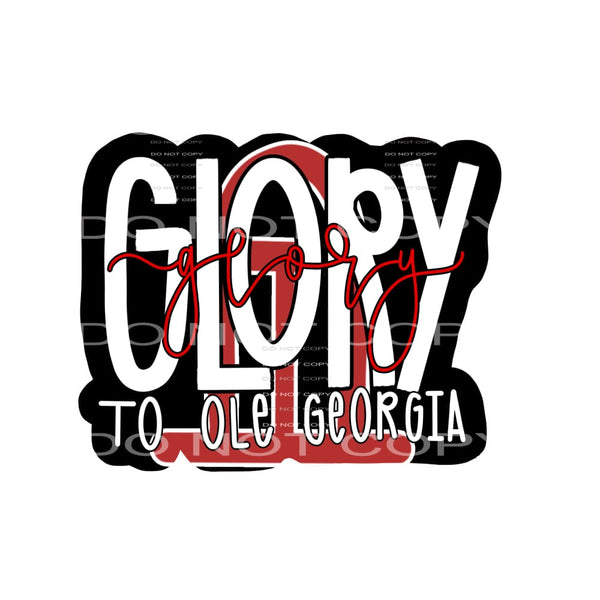 glory georgia bulldogs # 7112 Georgia national champs 